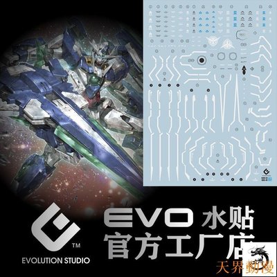 EVO MG 1/100 GNT-000 全刃式 00Q 量子00 GN劍4 模型 水貼半米潮殼直購