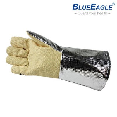 藍鷹牌 防火手套 耐熱手套 防燙手套 耐高溫 烘焙手套 防切割手套 防刺手套 AL-145 防火護具 長度14吋
