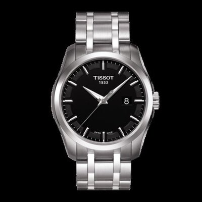 Tissot 天梭庫圖系列鋼帶石英男腕錶 T0354101105100
