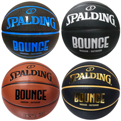 §成隆體育§ Spalding Bounce 籃球 7號 PU 斯伯丁 SPB91004 室內 戶外籃球 公司貨 附發票