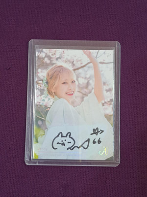 Jessy 潔西 富邦 啦啦隊 私服照 和服 漂亮櫻花風景照 簽名卡 限量0710