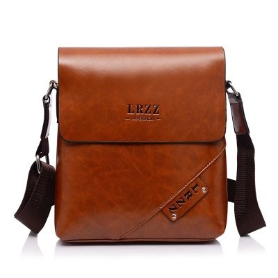 英國潮牌 LRZZ  男士牛皮側背包 休閒時尚潮男包 手機隨身包 平板包 三色