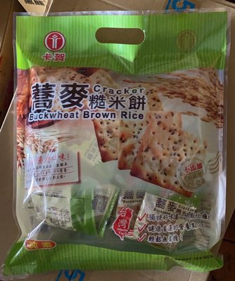 好食在食品-🎉🎉【卡賀】蕎麥糙米餅300g(卡賀 蘇打餅 餅乾 休閒食品)