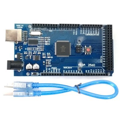 原廠相容的Arduino MEGA2560 R3開發板 CH340G 附USB傳輸線