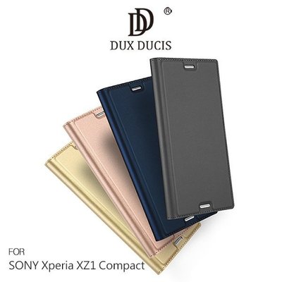 --庫米--DUX DUCIS SONY XZ1 Compact 奢華簡約側翻皮套 可站立 可插卡 保護套 XZ1C