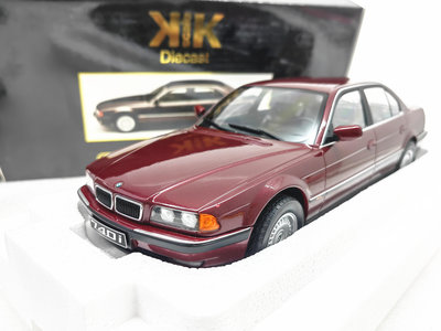 汽車模型 車模 收藏模型KK 1/18 寶馬 BMW 740i E38 合金汽車模型