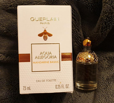 【快樂瞎拼】全新~Guerlain 嬌蘭 AQUA ALLEGORIA花草水語系列淡香水 便攜版瓶/精巧版 7.5ml 附盒 百貨專櫃貨 現貨