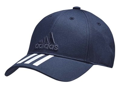 =CodE= ADIDAS CLASSIC 3-STRIPES CAP 三葉線電繡棒球帽(藍白)BK0808 老帽 男女