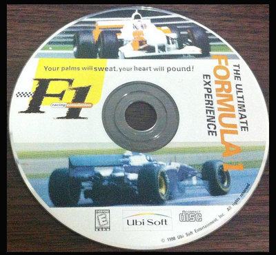 PC GAME_F1 Racing Simulation_FORMULA 1一級方程式賽車~二手