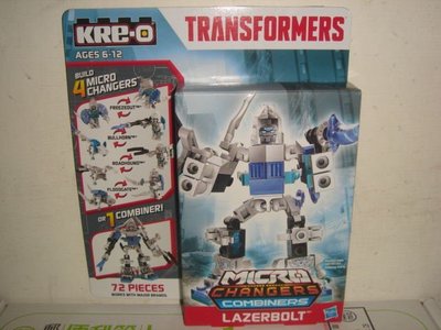 1戰隊音波天王星博文黃蜂卡登Transformers KRE-O變形金剛4合1迷你變形合體機器人組閃電金剛兩佰八一元起標