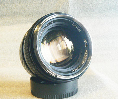 【悠悠山河】特價 初代白鋼頭 Canon FD 50mm F1.4 大光圈標鏡 已清洗保養 無刮無塵 鏡頭用料極優