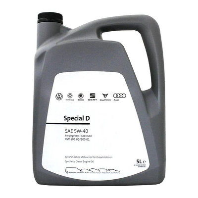 【易油網】VW SPECIAL D 5W40 5W-40 福斯 原廠機油5L 502 505 AUDI SKODA