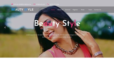 Beauty Style a Beauty 響應式網頁模板、HTML5+CSS3、網頁特效 #16185