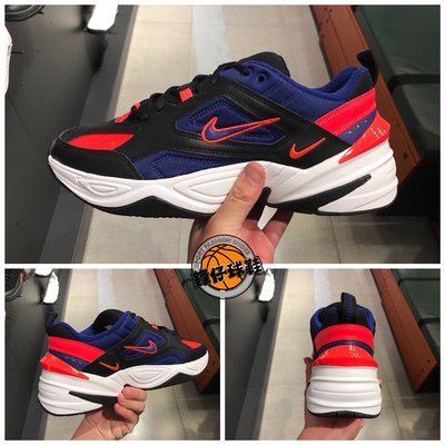 【 鋒仔球鞋 】NIKE M2K TENKO  復古 潮流 搶眼 黑藍紅配色 老爹鞋 運動鞋 男鞋 AV4789-006