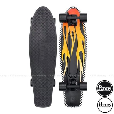 【 K.F.M 】Penny Skateboards 2020 FLAME 膠板 交通板 滑板 27吋 賽車火焰