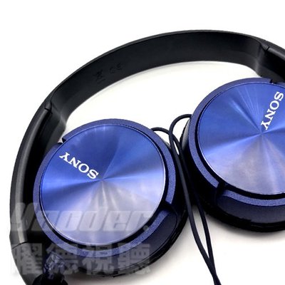 【曜德☆福利品】SONY MDR-ZX310AP 藍(1)立體聲耳罩式耳機☆無外包裝☆超商免運☆送皮質收納袋