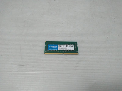 414 [大鋼牙二手3C]筆電記憶體 美光 DDR4-2400 / 8G ( 一元起標 )