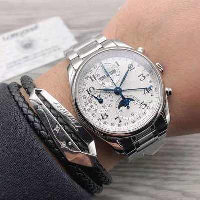 熱銷 手錶腕錶代用浪家名匠八針月相全自動機械男士手錶微商貨源日式 可開發票