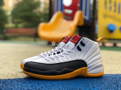 Air Jordan 12 AJ12 黑白黃 25周年 高幫籃球鞋DR8887-100男鞋