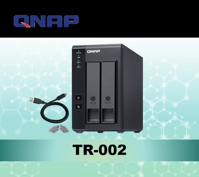 @電子街3C特賣會@全新 QNAP 威聯通 TR-002 NAS 網路儲存設備 網路儲存伺服器