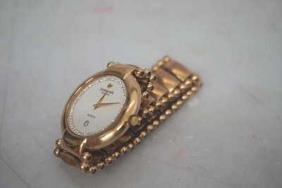 【精品廉售/手錶】瑞士名錶RAYMOND WEIL雷蒙威 18k金鑲鑽 女士石英錶*#5352*防水*佳品