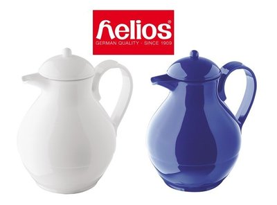 德國 Helios Nostalgie 療癒 白色（藍）保溫瓶/保溫壺/水壺/保冰 1L（非膳魔師/象印/ALFI）飯店