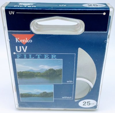 KENKO DIGITAL FILTER 25mm UV (外框銀色) ･UV保護鏡片 鏡頭保護鏡片