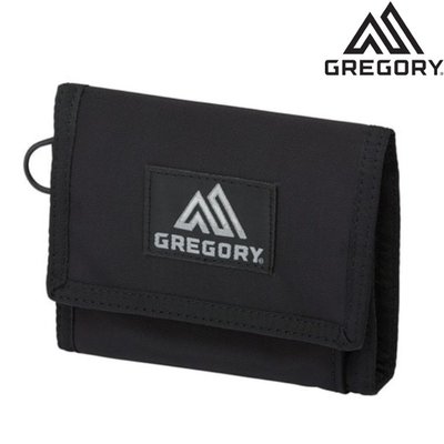 【GREGORY】135107-1041 黑 TRIFOLD WALLET 零錢包 RFID 輕量皮夾 短夾