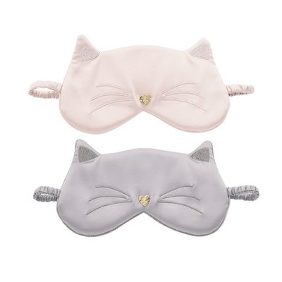 熱銷 可愛貓咪造型休息眼罩 旅行便攜睡眠眼罩 造型可愛 內里舒適短絨