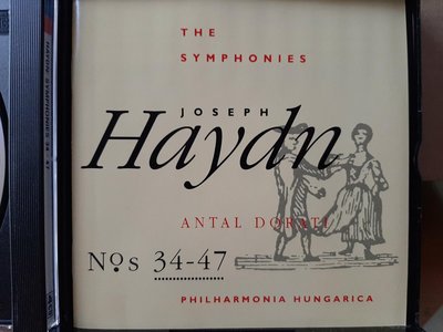 Dorati,Phi Hungarica,Haydn-Sym No.34-47,杜拉第指揮匈牙利愛樂，演繹海頓-34-47號交響曲,4CD
