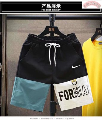 【熱賣精選】Nike 耐吉6866NK休閒運動短褲【面料】聚酯纖維【顏色】黑色 灰色 卡其【尺碼】M-4XL