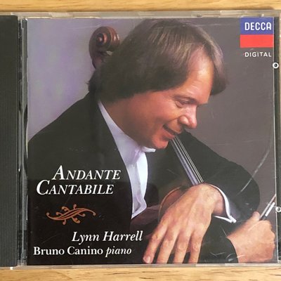 愛樂熊貓1990西德銀圈PDO01首版(無IFPI片佳絕版)HARRELL哈瑞爾大提琴ANDANTE CANTABILE
