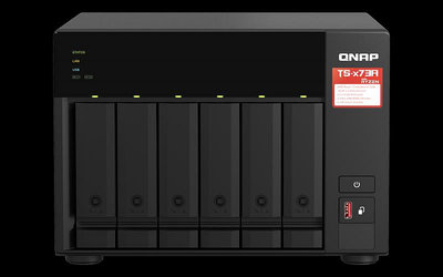 QNAP威聯通TS-673A-8G 6盤位家庭桌面企業級NAS網絡云存儲伺服器