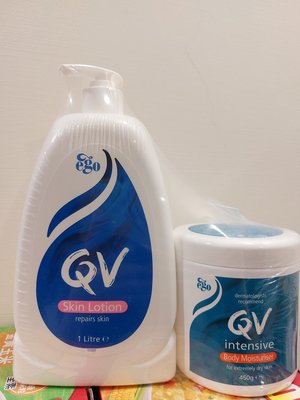 高雄面交 好市多 costco 代購 QV 高效修護保濕組 重度修護乳膏 + 舒敏保濕乳液