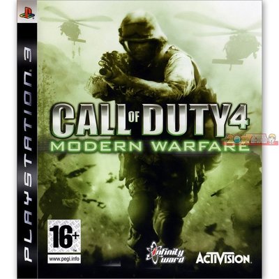 全新未拆 PS3 COD 決勝時刻 現代戰爭-英文版- COD4 Call of Duty Modern War