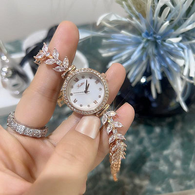熱銷 詩高迪人魚系列ins風時尚手錶腕錶女氣質手鏈錶鑲鉆錶帶女士手錶腕錶280 WG047
