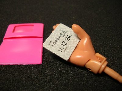 RU1休閒部門 mini模型1/6日本車票附粉紅票套一個 不是真人用的
