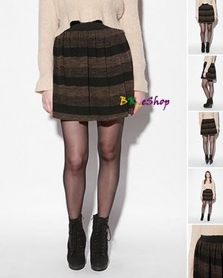 【美衣大鋪】D5☆ urban outfitters 正品☆Pleated Mini Skirt 毛線短裙 ~UO
