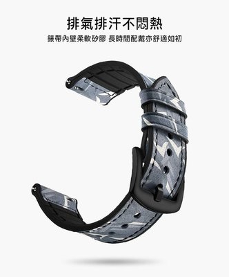 特價 錶帶矽膠皮錶帶 手錶帶 錶帶內壁柔軟矽膠 SIKAI SAMSUNG Galaxy watch 3(41mm)