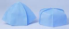 拋棄式藍色衛生帽襯 工程帽/安全帽可用 不織布透氣材質 每包50入 [ 好好防護 ]