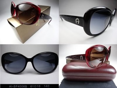 信義計劃 眼鏡 Aigner 馬蹄 太陽眼鏡 公司貨 水鑽膠框圓框 搭配絲巾鞋子外套包包 sunglasses