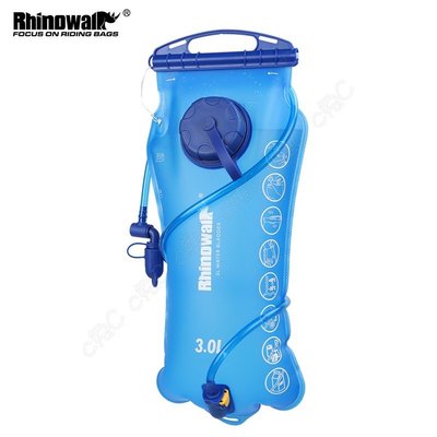 Rhinowalk-全新TPU高品質背包飲水袋：3L吸管儲水袋 便攜帶型折疊水袋 3公升登山運動吸水袋 自行車吸嘴軟水壺
