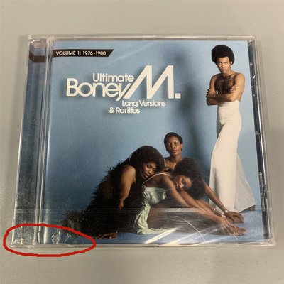Boney M. Long Versions and Rarities 伊泰洛CD EU 盒子有裂痕