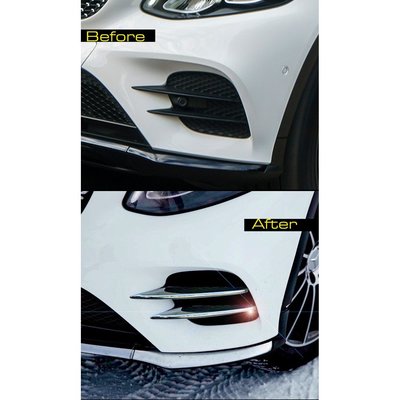 【JR佳睿精品】15-20 Benz GLC43 GLC63 AMG版 改裝 鍍鉻 前霧燈飾條 前保桿飾條 X253