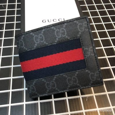 【日本二手】Gucci 408827 經典雙G LOGO pvc防刮男短夾