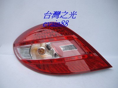《※台灣之光※》全新BENZ SLK R171 05 06 07 08年紅白晶鑽LED尾燈組台灣製