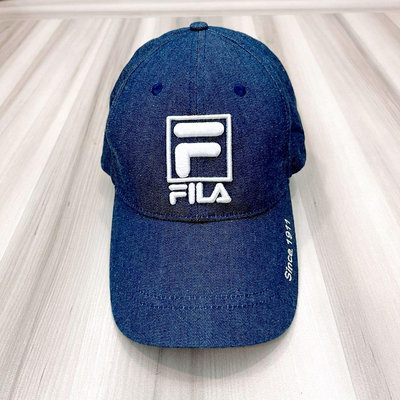 全新 FILA 牛仔棒球帽 老帽 鴨舌帽 籃球帽 帽子