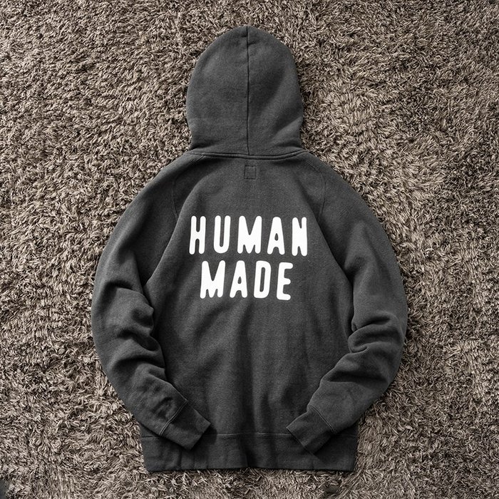 現貨#HUMAN MADE ZIP HOODIE 英文logo連帽拉鏈開衫衛衣| Yahoo奇摩拍賣