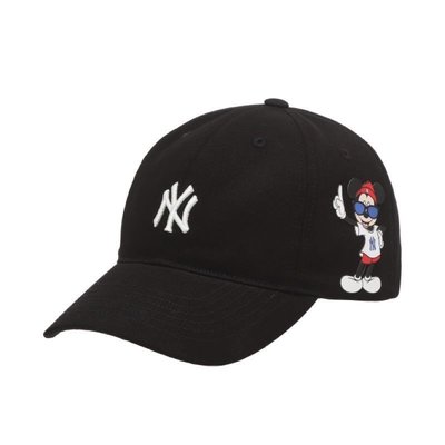 ♥ Paris Kiki ♥ 限量 韓國 MLB 2020 迪士尼 米奇 棒球帽 老帽 Mickey 黑色 (可面交)