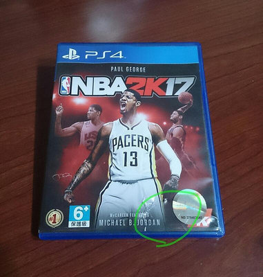 PS4 NBA 2K17 中文版 （封面有破損）